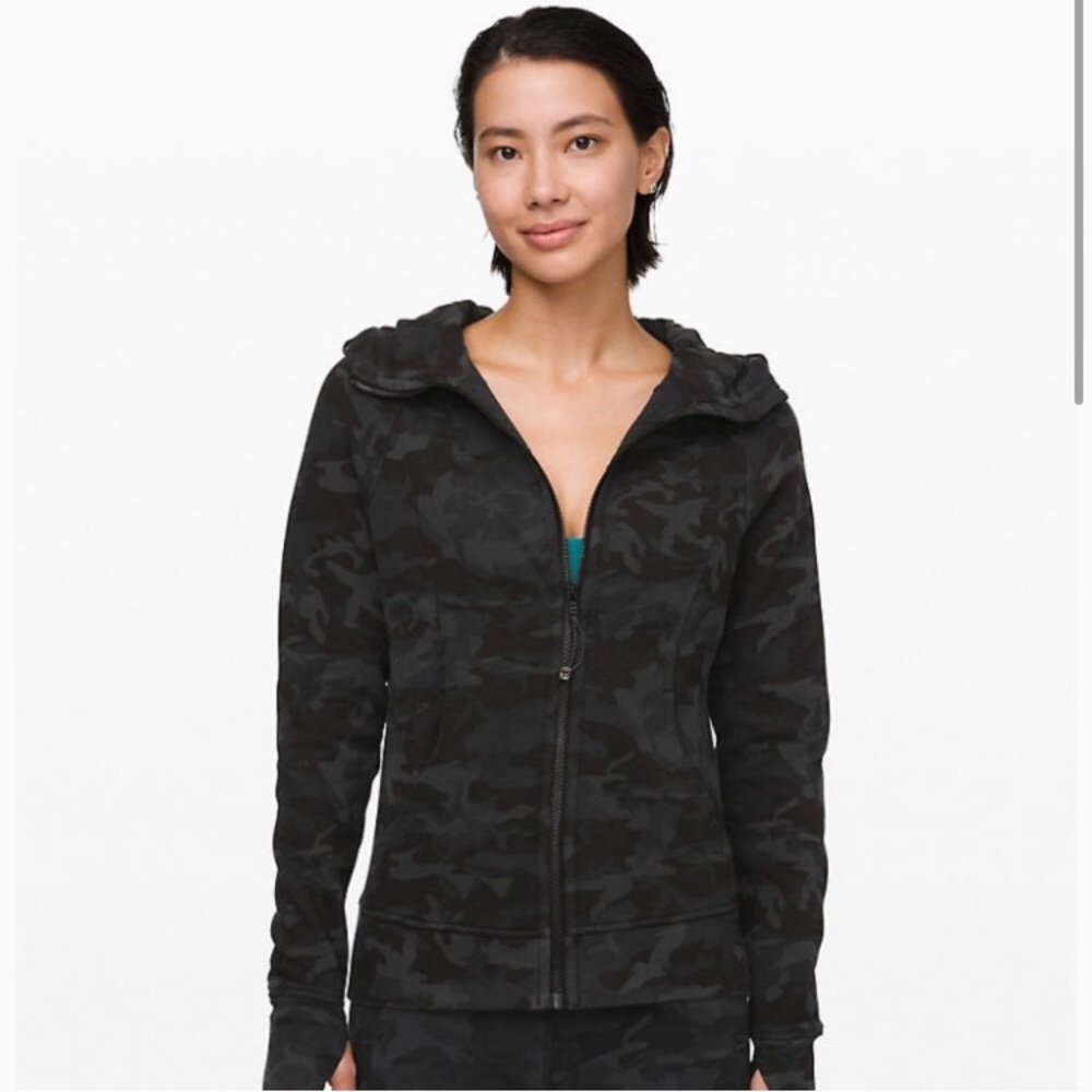Brand newLululemon scuba hoodie jacket camo zip up